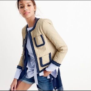 J. Crew Quilted Safari Jacket